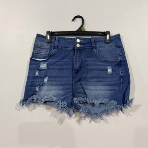 Stylish Blue Denim Women Shorts